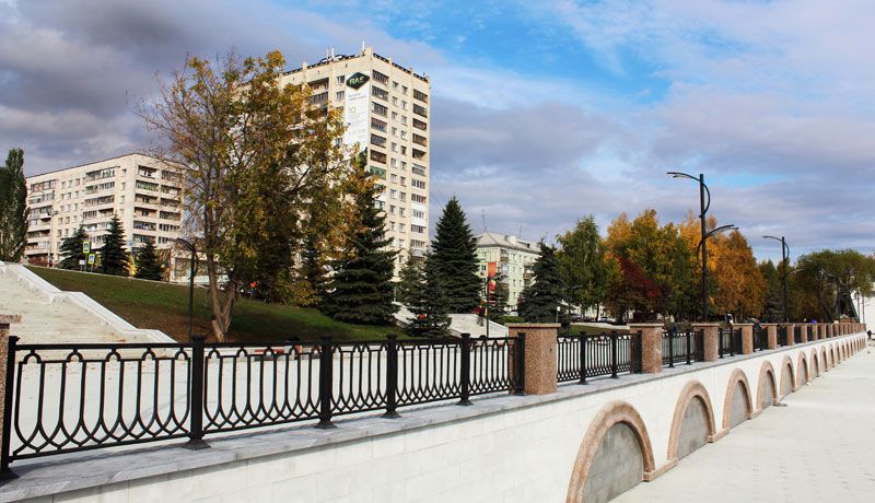 Creating favourable conditions for development of recreation area “Promenade “Tagil Lagoon”