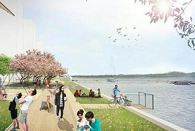 Creating favourable conditions for development of recreation area “Promenade “Tagil Lagoon”, II stage